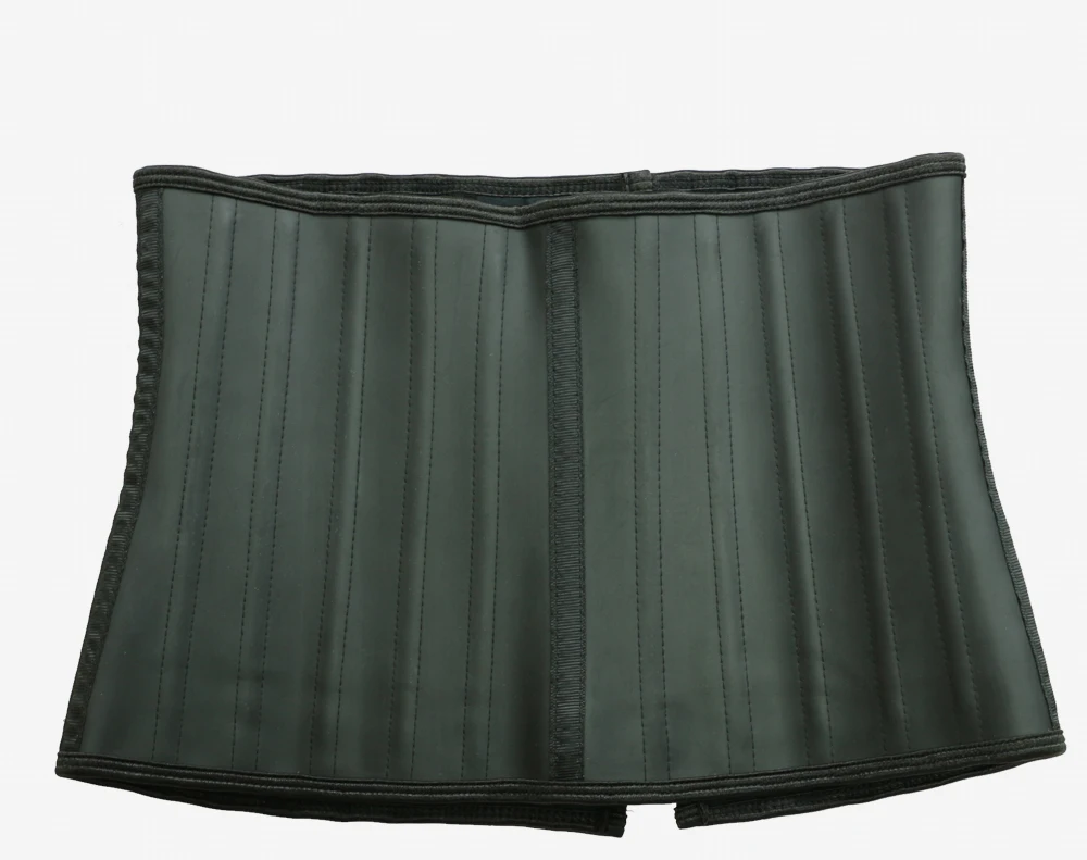 NB1504 1 Atbuty Latex Corset Waist Trainer 25 Steel Boned Short Torso Body Shaper Slimming Shapewear (11)