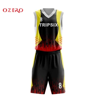 

couple new design practice reversible mesh basketball jersey black and yellow