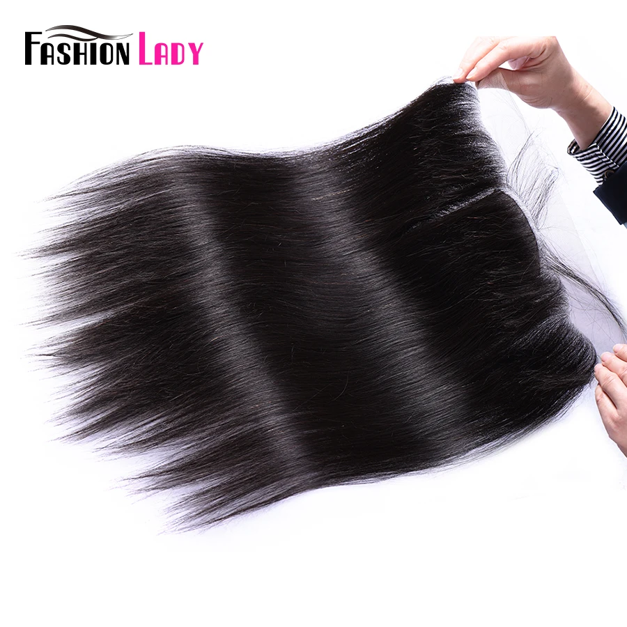 Модные женские волосы Remy из натурального шелка с фронтальной кружевной