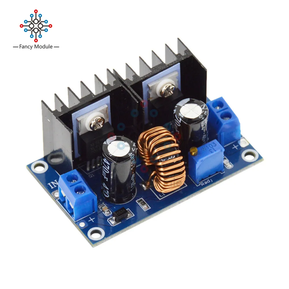 XL4016 PWM регулируемый 4 36 в до 1 25 макс. 8А 200 Вт понижающий преобразователь блок