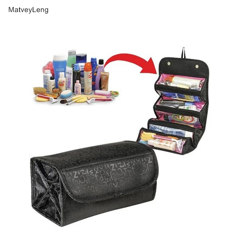 

MatveyLeng Beautician Women Men Beauty Toiletry Travel Makeup Suitcase Make Up Organizer Box Case for Cosmetic Bag Pouch