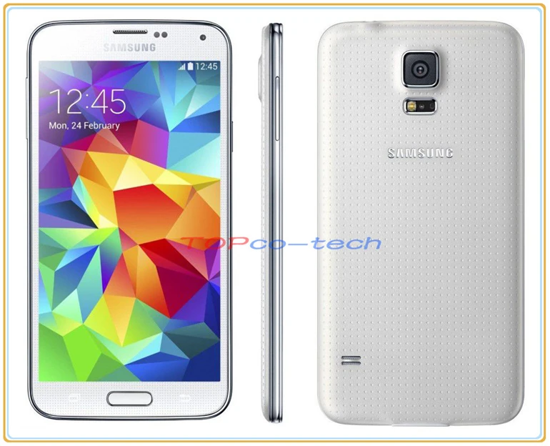 samsung Galaxy S5 разблокированный GSM 3G и 4G Android мобильный телефон SM-G900F G900H четырехъядерный 5," 16 Мп wifi gps 16 Гб дропшиппинг
