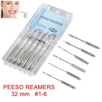 

Dental PEESO REAMERS Drill Files 32mm #1-6 for Endodontic Root Canal Instrument