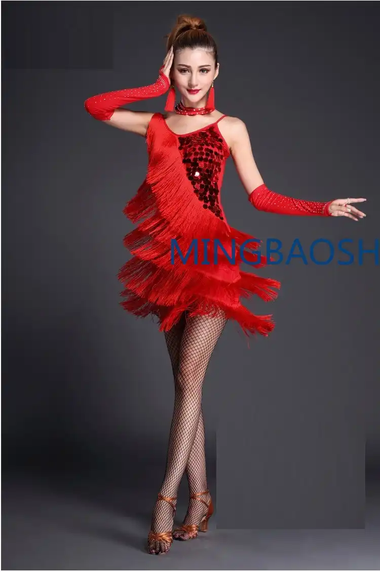 salsa dress red