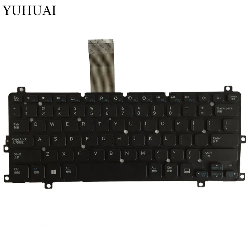США клавиатура для ноутбука Dell Insprion XPS 10 11 3000 11-3000 2-в-1 серии 3157 черный