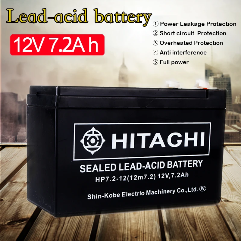 12 Volt 7Ah Rechargeable Sealed Lead Acid Battery Terminal 12V 7Amp for Access Power Supply Children's Electric Car Battery 12 Volt 7Ah Rechargeable Sealed Lead Acid Battery Terminal 12V 7Amp for Access Power Supply Children's Electric Car Battery