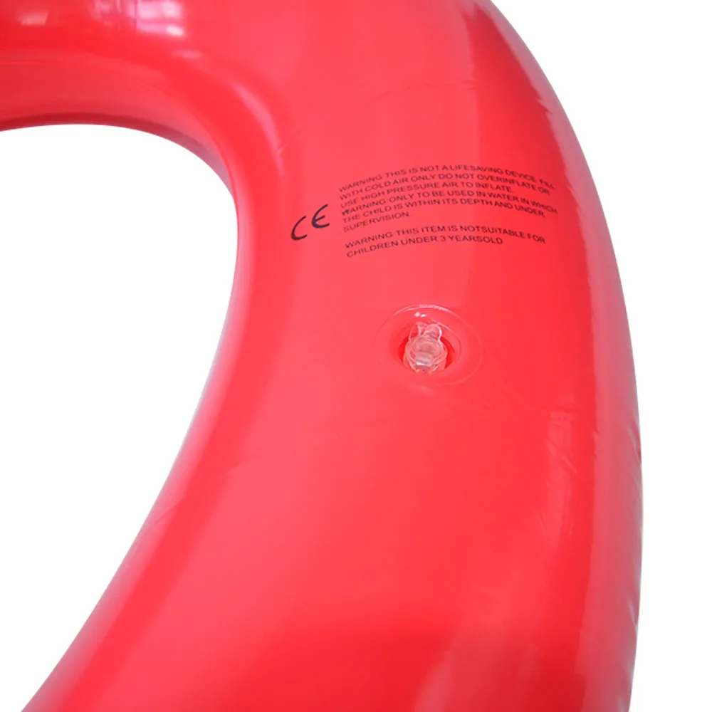 JIAINF дети Audlts круг для плавания экологичный пвх красный в форме сердца легко носить с собой надувное кольцо бассейн игрушки пляж бассейн