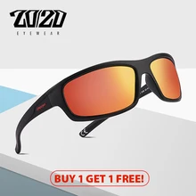 20/20 Марка Дизайн Vintage Поляризованные Солнцезащитные Очки Мужчины Рыбалка Оттенки Вождения Мужской Ретро Квадратные Солнцезащитные Очки cuculos Очки