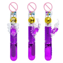 36 Model Rabbit Rotating Sex Vibrator USB Charging Female Sex Toys Vibration Dildo for Women