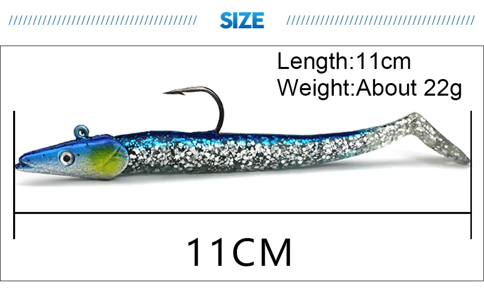 GLUREE-5PcsLot-Fish-Type-Lead-Head-Fishing-Lure-11cm-22g-Soft-Lure-Artificial-Bait-Single-Hook-Jigging-Lure-Fishing-Bait_05