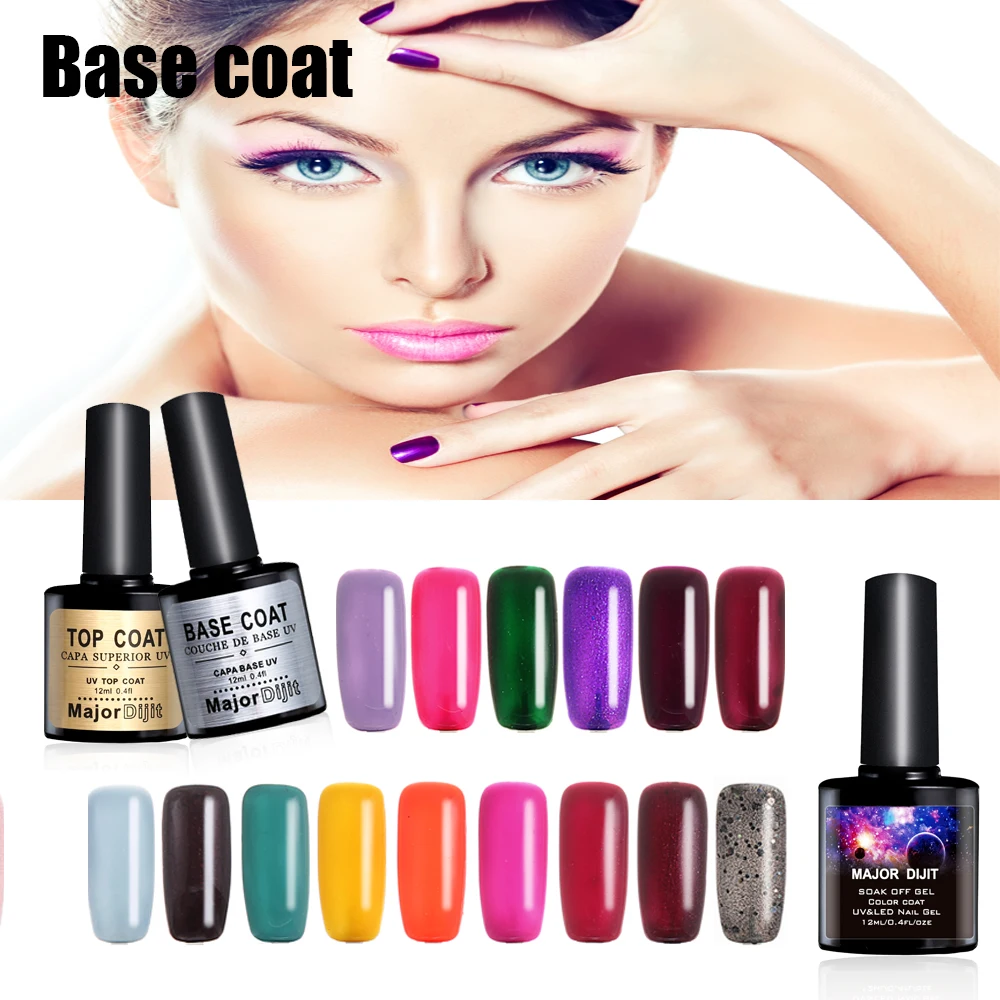 New Major Dijit 12ML Gel Nail Polish UV Gel Polish Long Lasting Soak Off UV Nail Gel Polish Hot Gelpolish