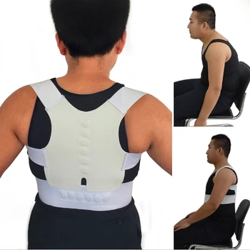 

Women Back Brace Support Posture Corrector Corset Lumbar Support Belt Upper Back Posture Correction Magnetic Therapy Pain Relief