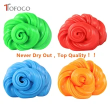 TOFOCO Топ супер легкий Пластилин Lizun интеллектуальная Полимерная глина слизь игрушки DIY резинка для рук антистрессовый красочный клейкий инструмент