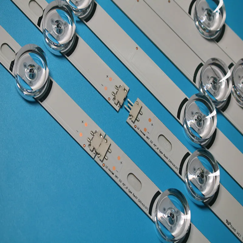 

100% NEW 8 PCS(4*A,4*B) LED strips substituted new for LG INNOTEK DRT 3.0 42"-A/B Type 6916L 1709B 1710B 1957E 1956E 6916L-1956A