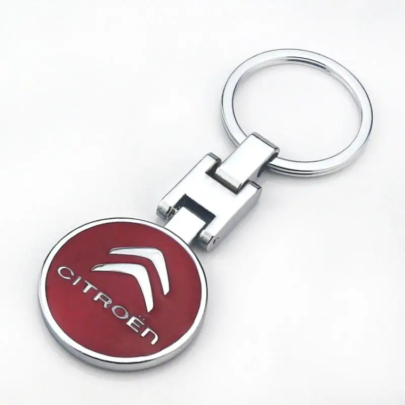

High-grade metal Citroen car logo keychain key pendant Y-213