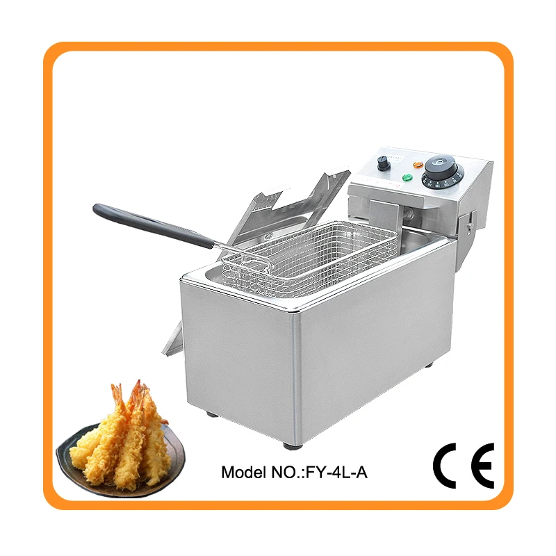 

Free shipping 220V Commercial Electric Deep Fryer CE Proved Single Tank 10L Industrial Commercial Electric Deep Fryer