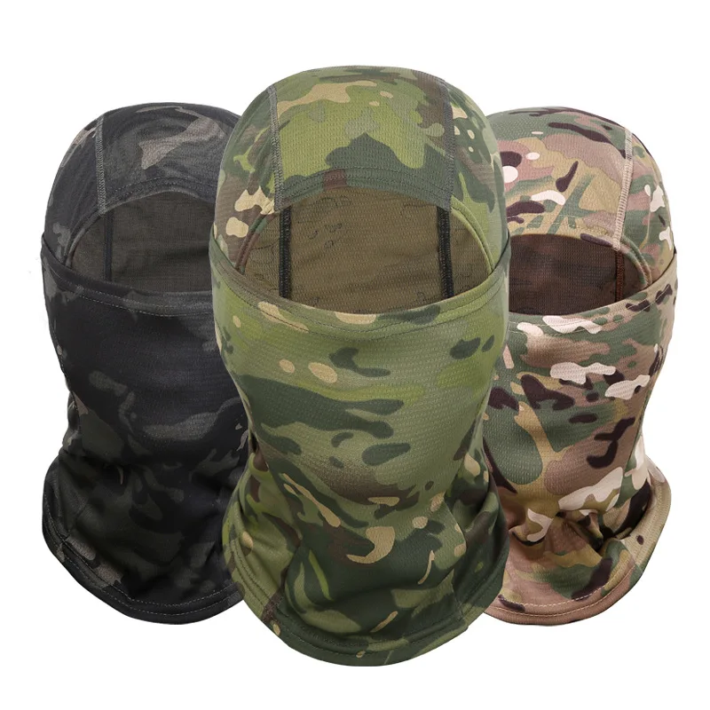 Камуфляжная велосипедная маска для всего лица, велосипедная повязка на голову, армейская Военная велосипедная тактическая Кепка, лыжная Защитная крышка для лица RR7170
