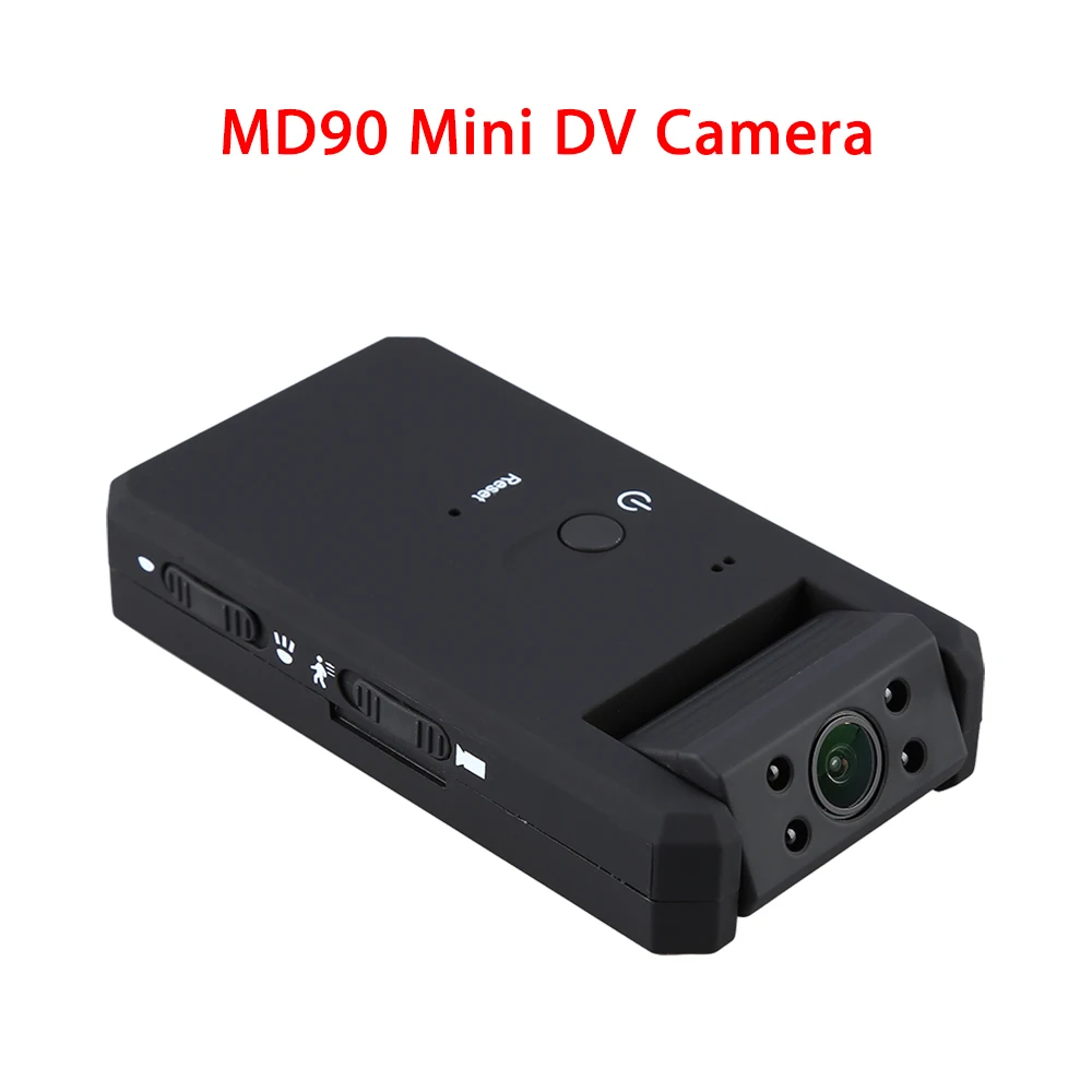 

Micro Camera Mini DV Camara black 1080P Infrared Night Vision Mini Camcorder with 180 degree sensor motion camara espia oculta