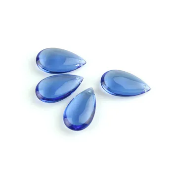 

Crystal Parts For K9 Chandelier 38mm 30pcs/Lot Light Sapphire Color Crystal Raindrop Prism Pendant