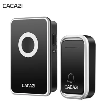 

CACAZI Smart Home DoorBell Wireless Waterproof 300M Remote Intelligent Remote Control 12V 23A Alkaline Batteries