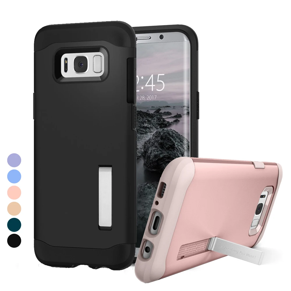 imágenes para 6.2 "Original Caja de la Armadura Delgado para Galaxy S8 Además de Doble capa de Protección Shield Cases para Samsung Galaxy S8 Más con pata de cabra imágenes para 6.2 "Original Caja de la Armadura Delgado para Galaxy S8 Además de Doble capa de Protección Shield Cases para Samsung Galaxy S8 Más con pata de cabra
