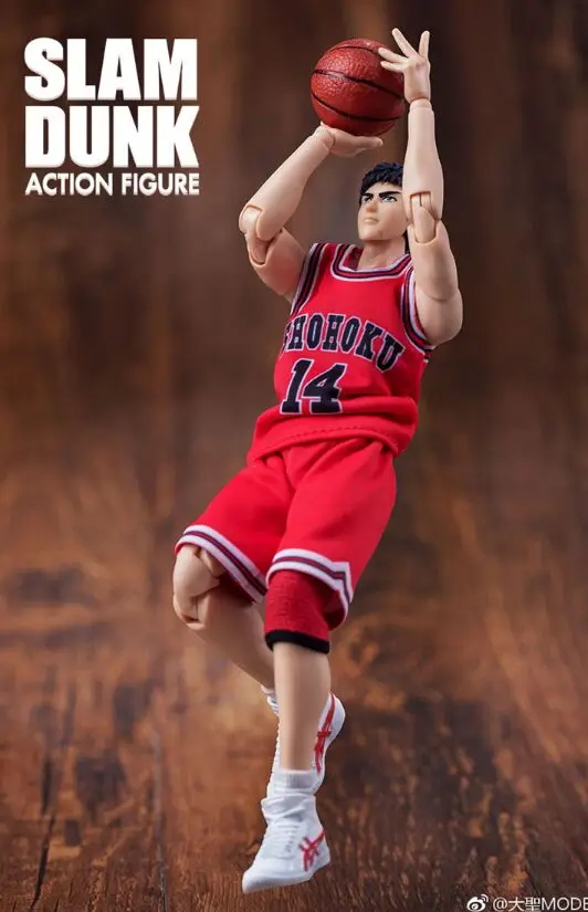 Большие игрушки Dasin Hanamichi Sakuragi Mitsui Hisashi Rukawa Kaede Miyagi Ryota ПВХ фигурка SLAM DUNK GT игрушка Fujima Kenji - Цвет: picture color