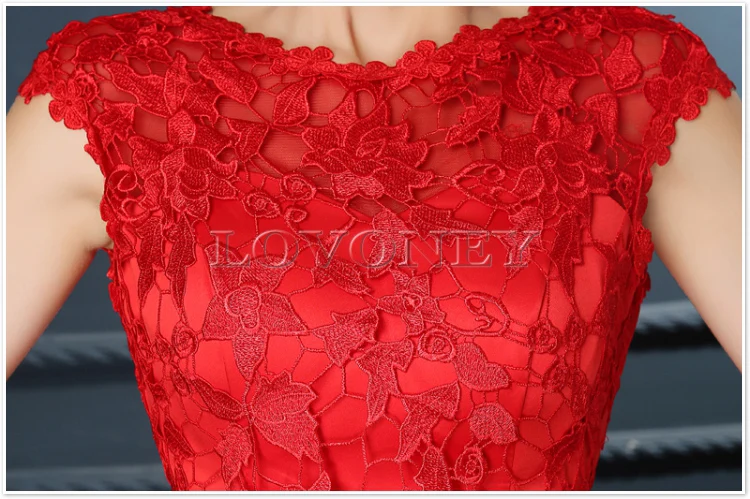 DEERVEADO T402 Short Prom Dresses Elegant A-Line Red Prom Dress Gown Formal Party Dresses Evening Gown Vestido De Festa