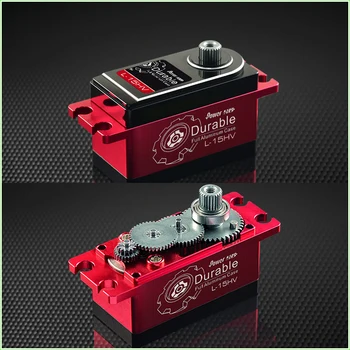 

1pcs POWER HD L-15HV Aishen short full metal body digital servo Electric oil moving road grader Flat car