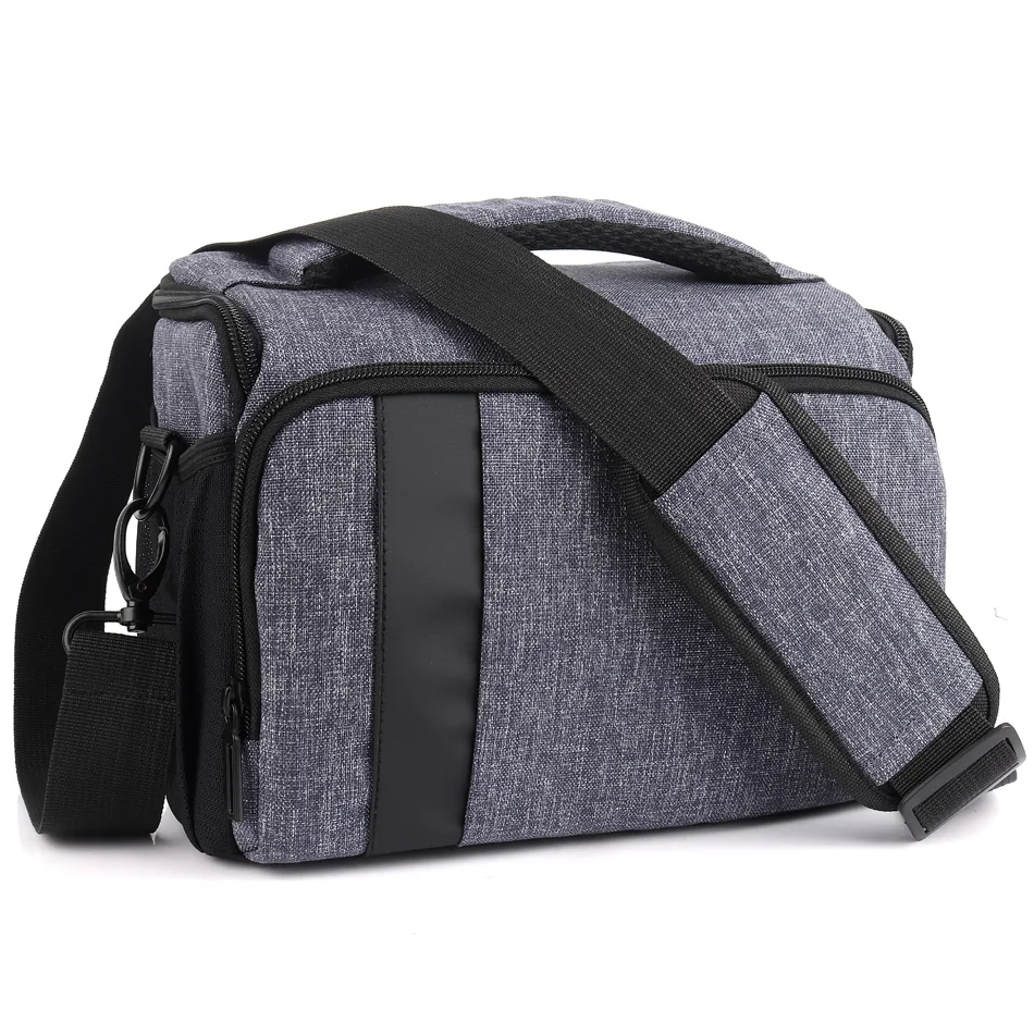 Us 14 99 40 Off Waterproof Dslr Camera Bag Fashion Polyester Shoulder Case For Canon Nikon Sony Alpha Olympus Cameras Photo In