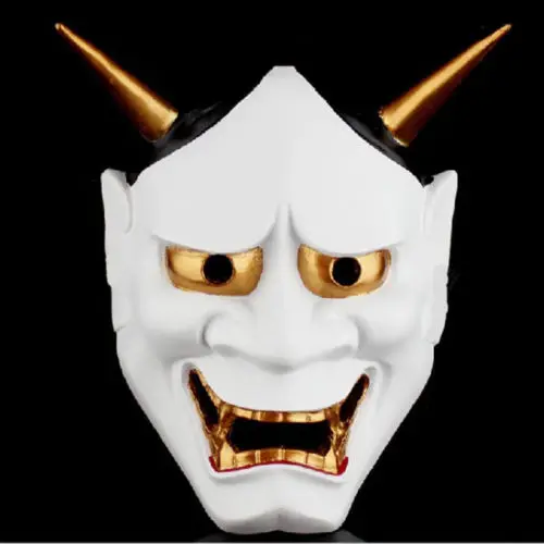 Vintage Japanese Buddhist Evil Oni Noh Hannya Mask Halloween Costume Horror Mask halloween mask,horror mask