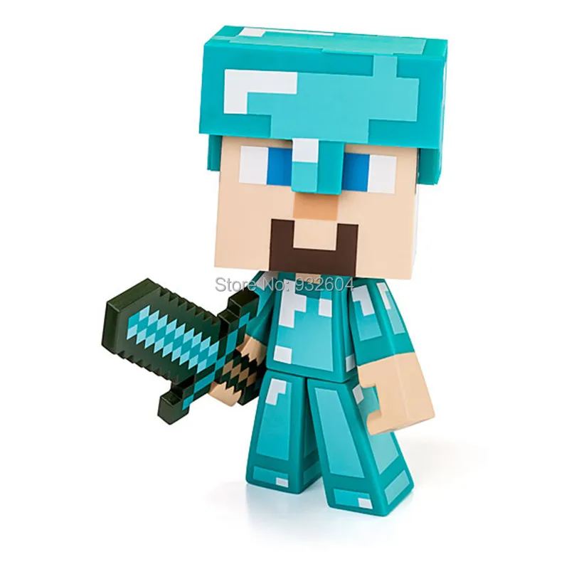minecraft steve action figures