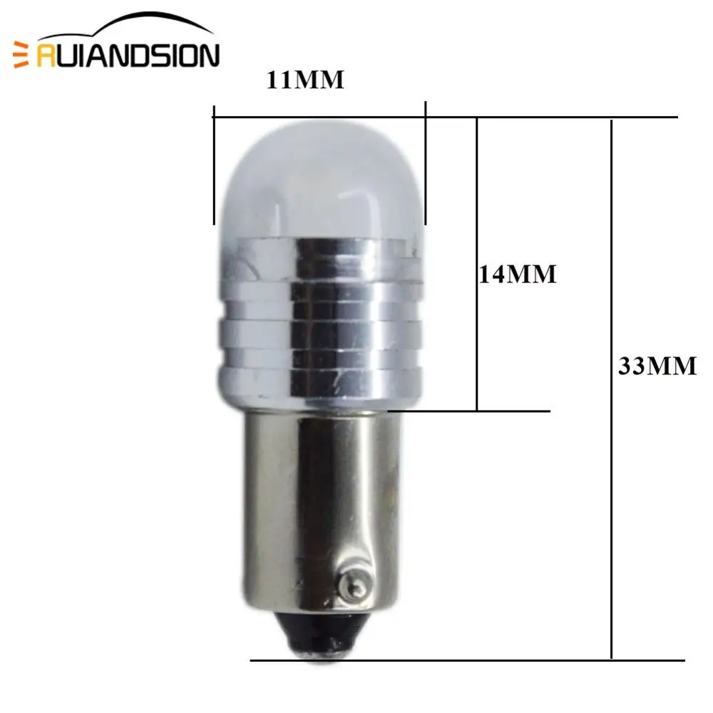2x автомобиль лампы BA9S T4W BAX9S H6W BAY9S H21W светодиодный Белый 3030 2SMD 1 5 W 6V Индикатор
