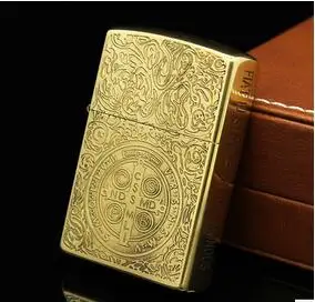 

Original copper metal etching Constantine zorro kerosene lighter