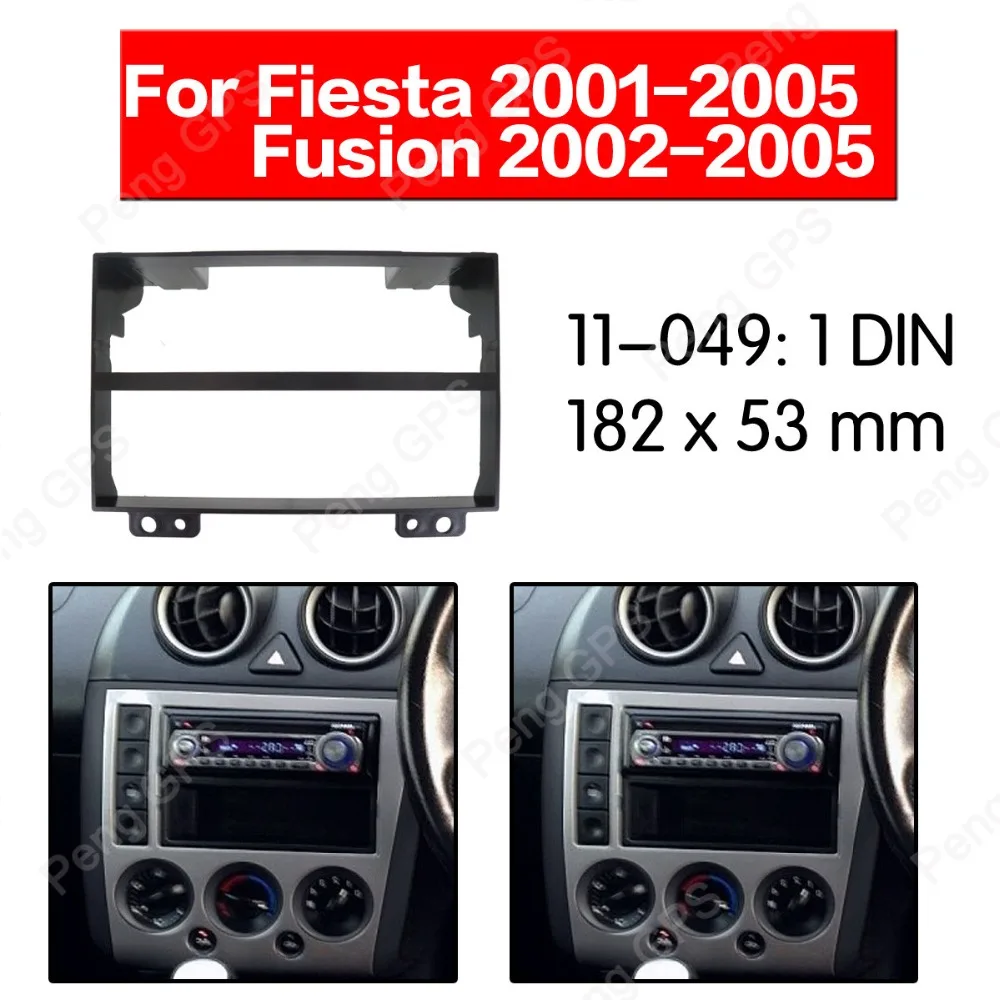 1 din автомагнитола стерео установка фасции установка для FORD Fiesta 2001-2005 Fusion 2002-2005 Fascias Mount Facia Mount Bezel