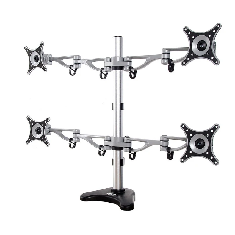 freeshipping-Desktop-Quad-LCD-Monitor-Mount-Four-Computer-Screens-Arm-Display-Monitor-Holder-Fit-for-10
