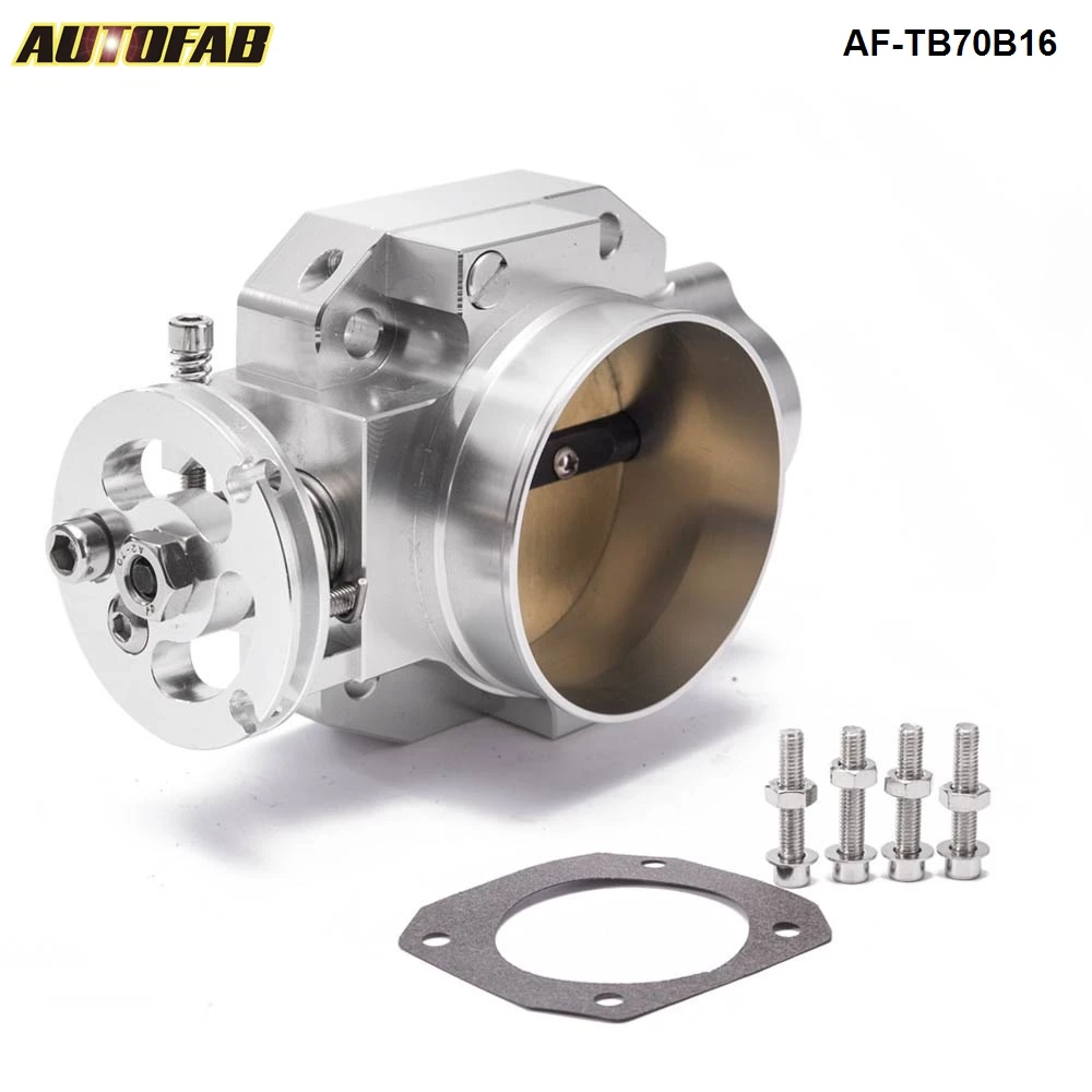 Honda Civic EG EK DA DC2 B16A B18C DOHC Silver 70mm Intake Throttle Body TPS