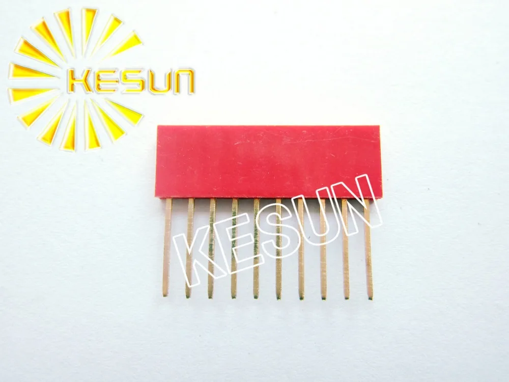 100 Piezas Cabezal Hembra Apilable 6 Pines 2.54mm Patas Largas – Para Arduino Shield, Genérico