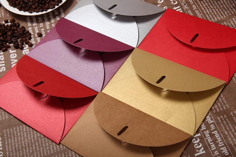 

Vintage Grassy Color Blank Envelopes 175X110mm Envelopes 210GMS Pearl Paper Envelopes 100PCS