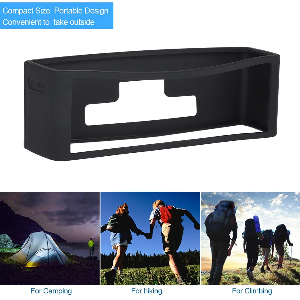 

Protective Silicone Case Soft Silicone Storage for Bose SoundLink Mini I/II Bluetooth Speaker Travel Case Pouch Audio Case
