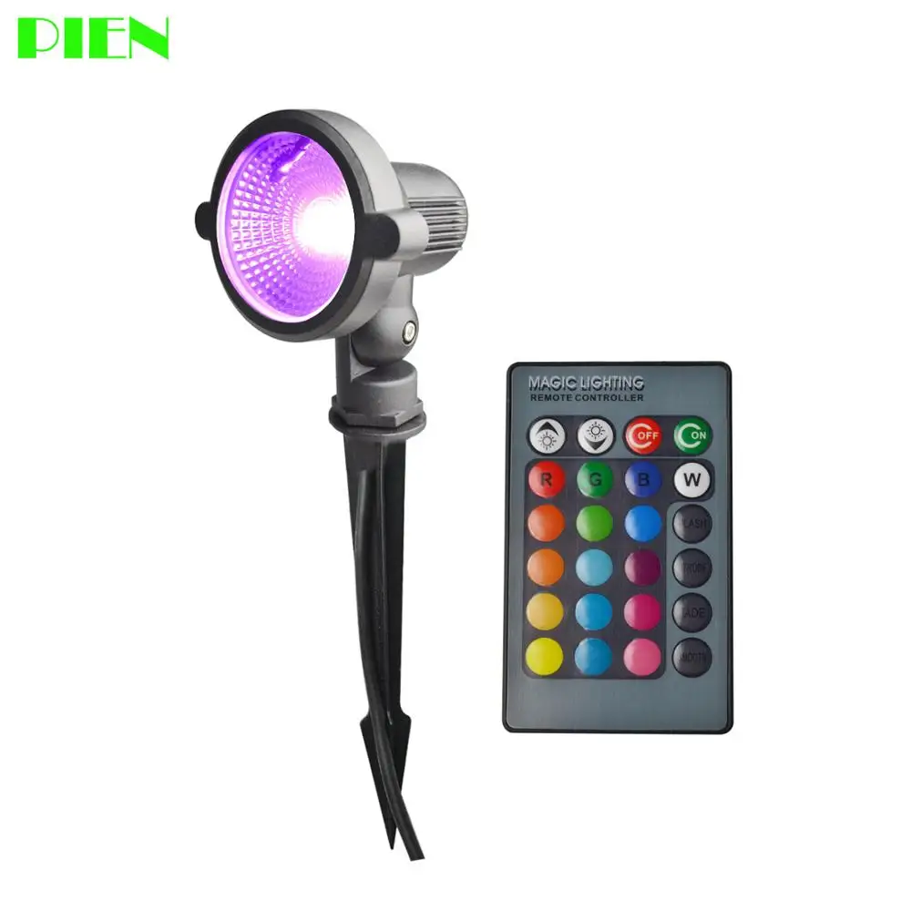 Teich Piscina Garsent Unterwasserbeleuchtung LED 12V 10W RGB LED IP65 wasserdichte Aquarium-Scheinwerferlampe mit Fernbedienung f/ür Landschaft Schwarz Aquarium etc. Schwimmbad