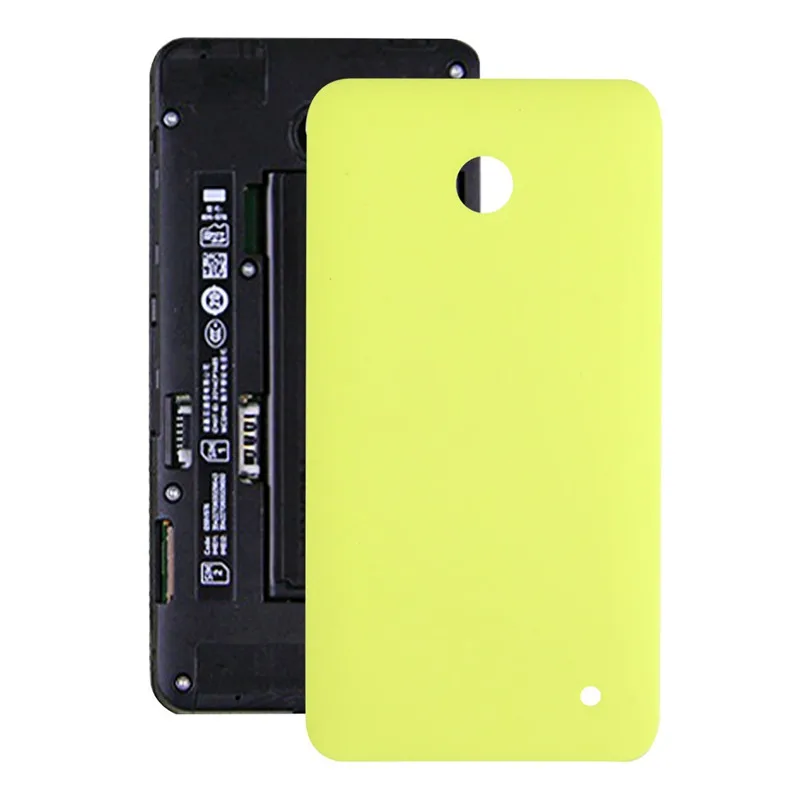 Задняя крышка для Nokia lumia 630 крышка батареи для Nokia 630 корпус - Цвет: YELLOW