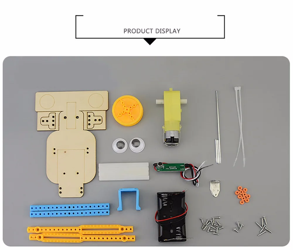 Новый голос управление DIY Электрический собрать прогулки робот комплект развивающие игрушки разведки стволовых научные эксперименты