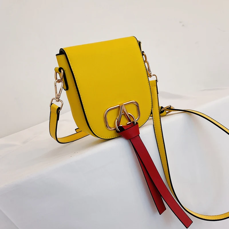 

Elegant Female Mini Saddle Bag 2019 Summer New High Quality PU Leather Women's Designer Handbag Travel Shoulder Messenger Bag
