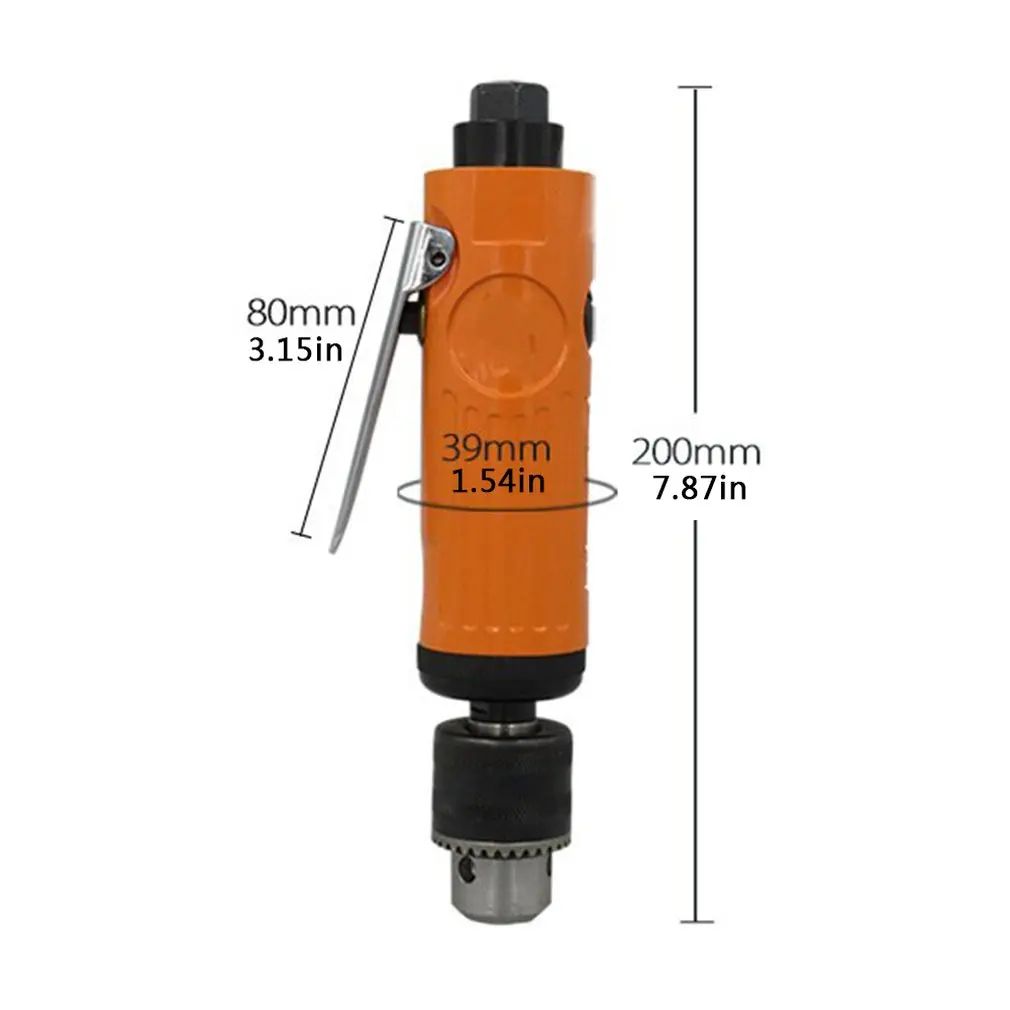 

3/8 Direct Air Drill Pneumatic Drilling High-Speed Wind Drill Straight Handle Wind Drilling Machine Tool Kp-556