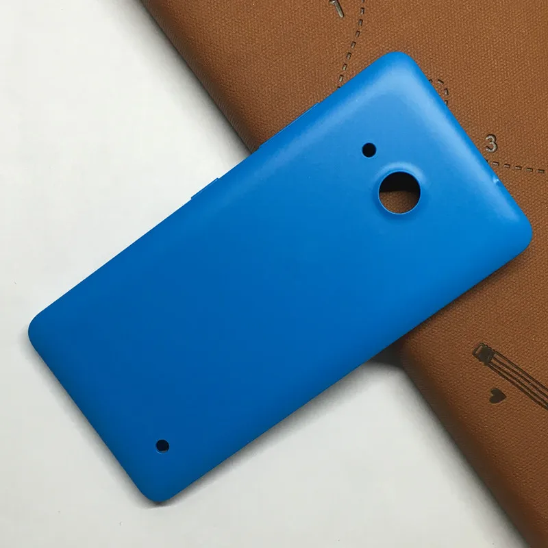 Менее, но лучше батарея чехол для microsoft lumia 550 задняя крышка для Nokia lumia 550 сзади корпус Капа крышка с боковой кнопкой - Цвет: 550 blue
