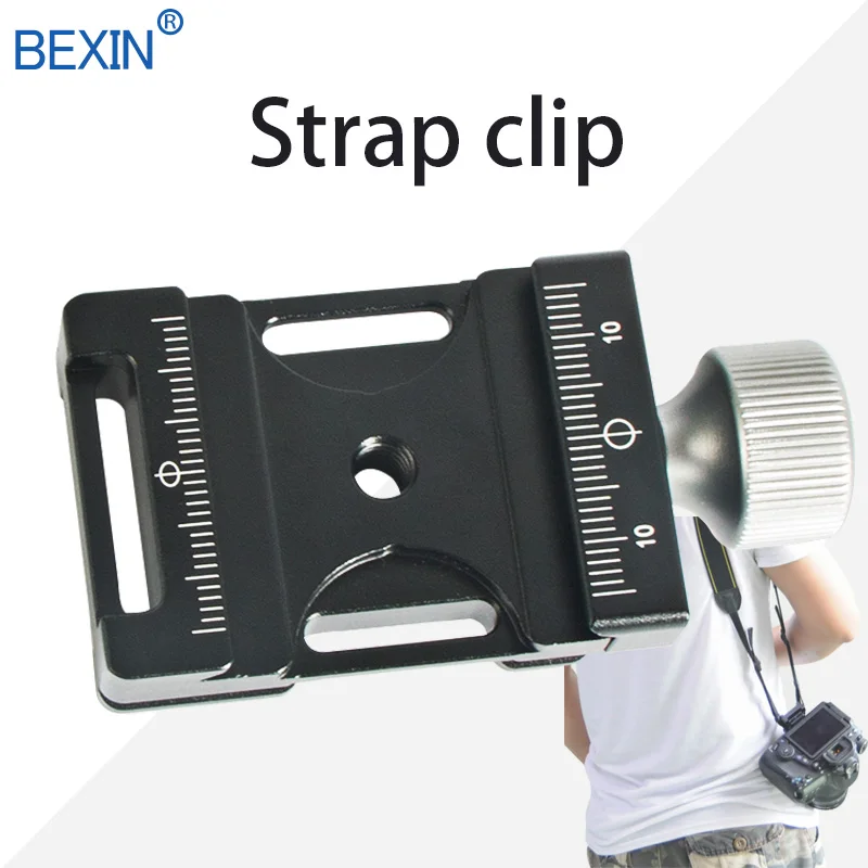 

New Arrival Aluminium Quick Release Clamp With 3 Strap Buckles Compatible with ARCA-SWISS Quick Release Plate for SLR Camera