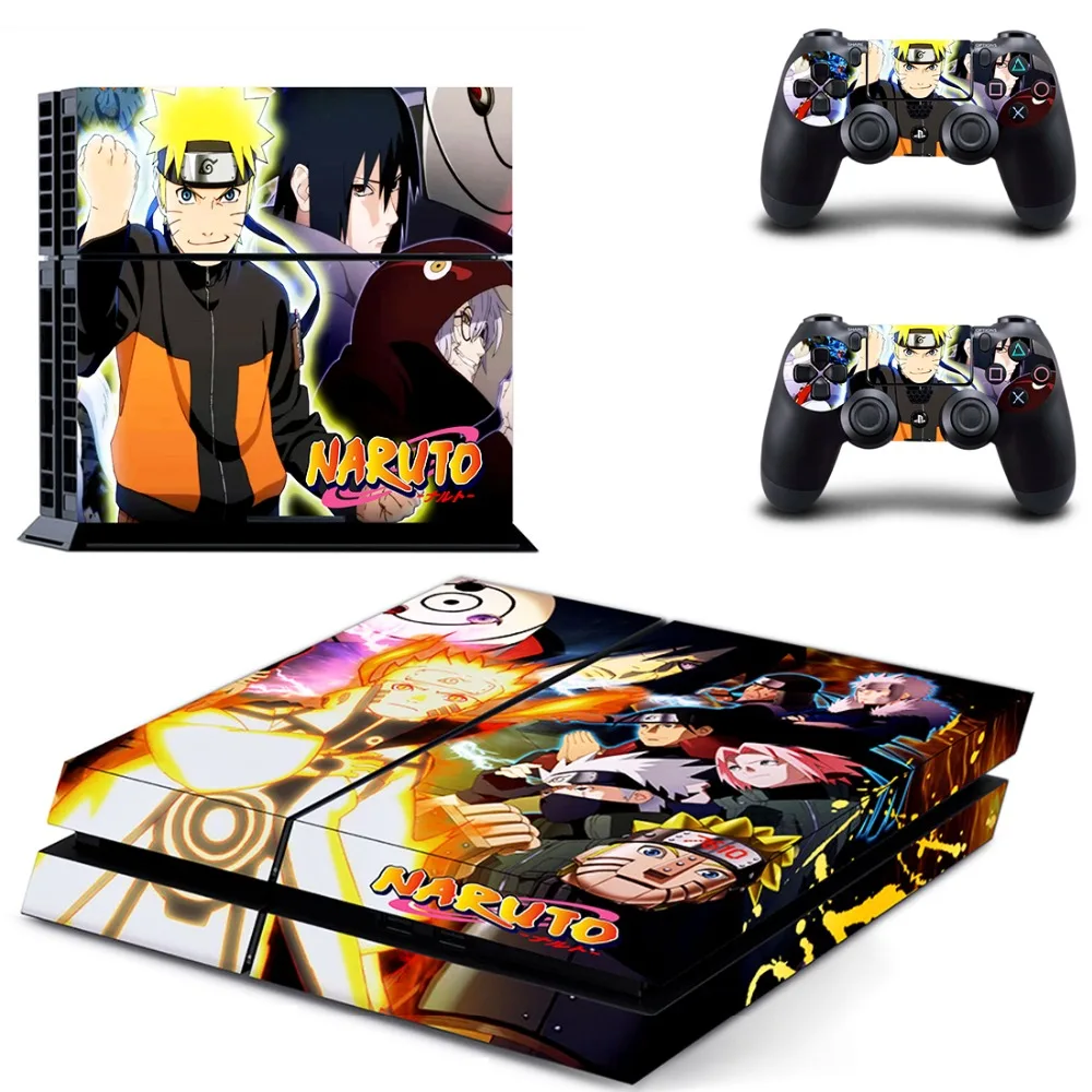 Аниме Наруто к Boruto наклейка для PS4 виниловая наклейка, стикер для sony Playstation 4 консоли и 2 контроллеры наклейка для PS4 Стикеры