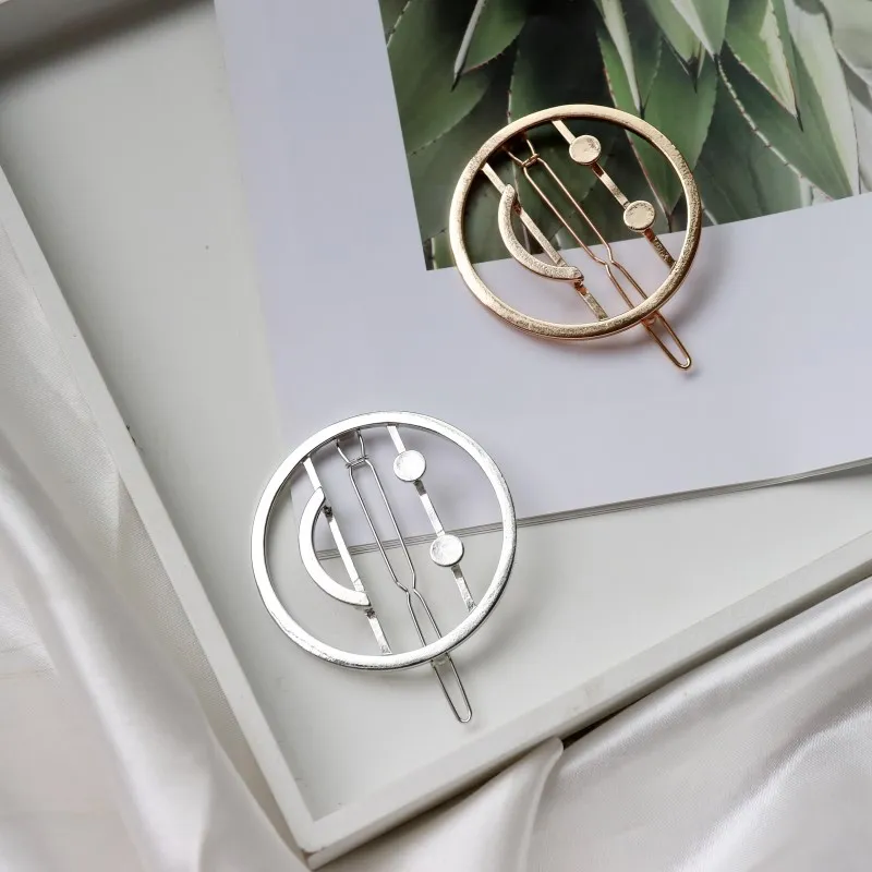 Timlee H065 Бесплатная доставка простой милый металлический зажим для волос с дырками