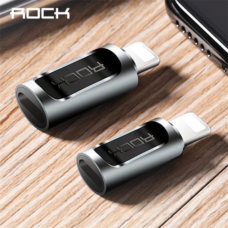 ROCK Type c для освещения мужской телефонный адаптер для iPhone X 8 6 OTG для Lightning to Micro Famale Разветвитель USB C Microusb конвертер
