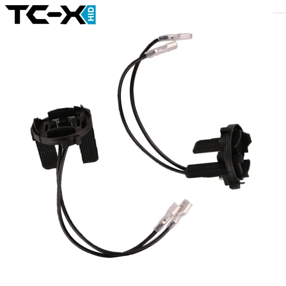 

TC-X 2 Pieces VW Golf 7 Xenon H7 Headlight Bulbs Adapter for Tiguan /Scirocco / Sharan /Touran HID Lamp Holders Base Retainers